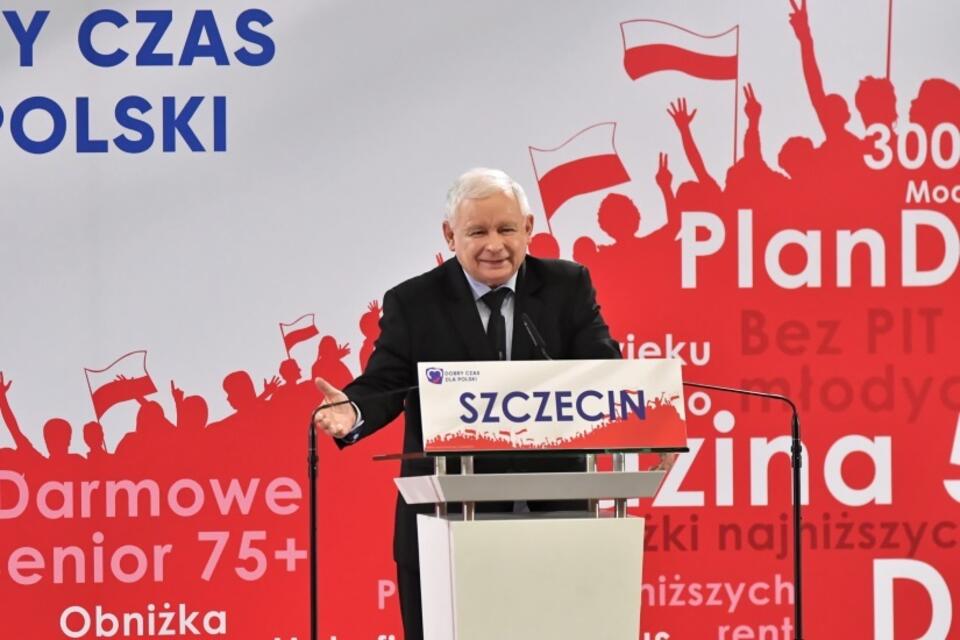 Jarosław Kaczyński  / autor: 	PAP/Marcin Bielecki