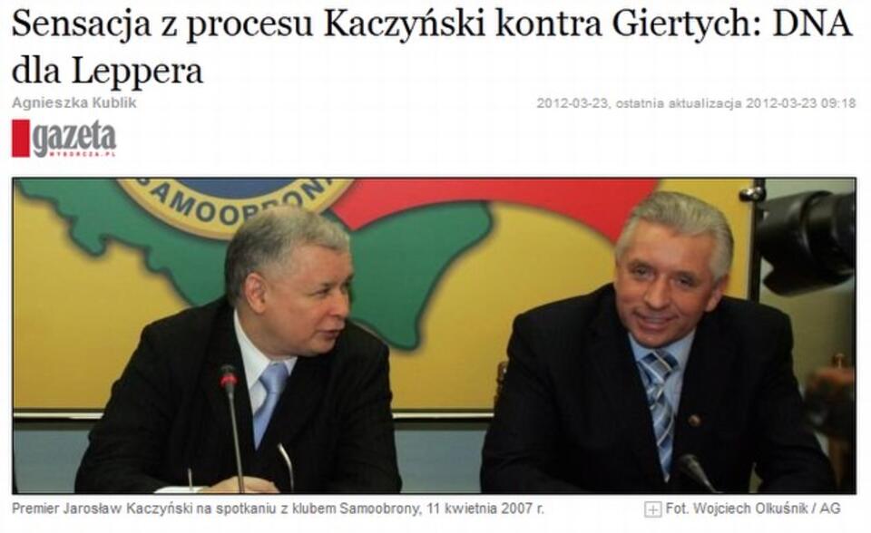 Fot. wPolityce.pl / wyborcza.pl