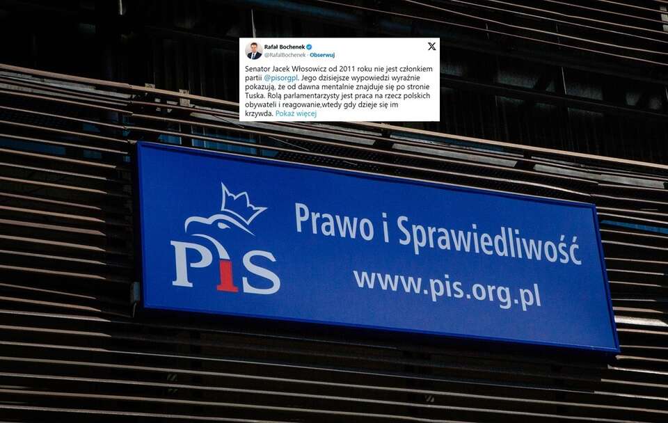 Senator Włosowicz zawieszony w PiS! Wszczęto procedurę usunięcia