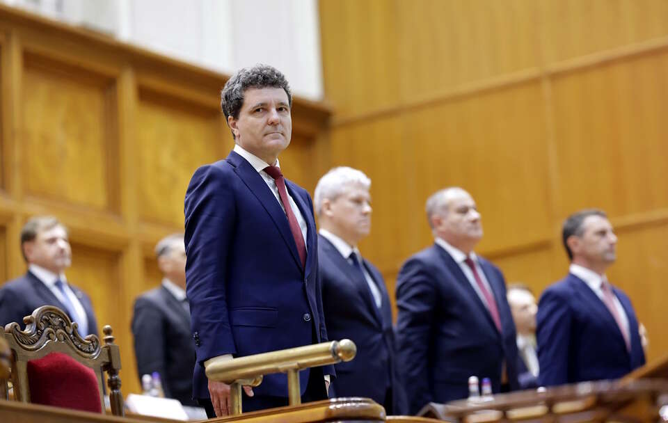 Nicusor Dan / autor: PAP/EPA/ROBERT GHEMENT