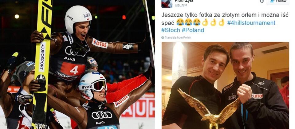 fot. PAP/EPA/Twitter/Piotr Żyła
