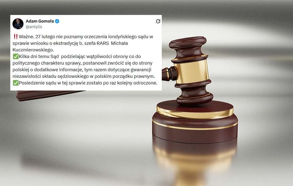 Decyzja londyńskiego sądu ws. Kuczmierowskiego odroczona / autor: Quince Media, CC BY-SA 4.0 <https://creativecommons.org/licenses/by-sa/4.0>, via Wikimedia Commons