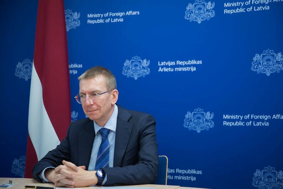 Edgars Rinkevičs na szczycie NATO / autor: Twitter/Edgars Rinkevičs