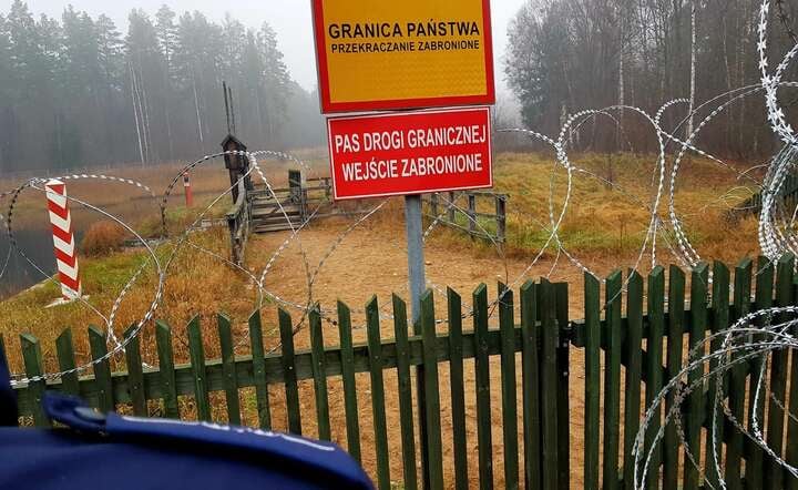 Granica polsko-białoruska. ZDJĘCIE ARCHIWALNE / autor: materiały prasowe Policji