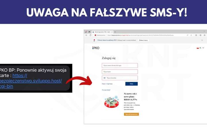 Hakerzy  podszywają się pod wielki polski bank