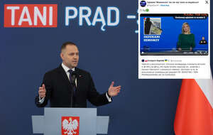 Jak połączyć mafię mieszkaniową przejmującą podstępem mieszkania z Karolem Nawrockim? Dla pracowników TVP w likwidacji to żaden problem. / autor: PAP/Paweł Supernak/X