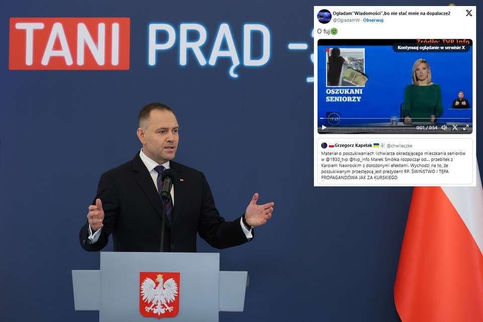Jak połączyć mafię mieszkaniową przejmującą podstępem mieszkania z Karolem Nawrockim? Dla pracowników TVP w likwidacji to żaden problem. / autor: PAP/Paweł Supernak/X