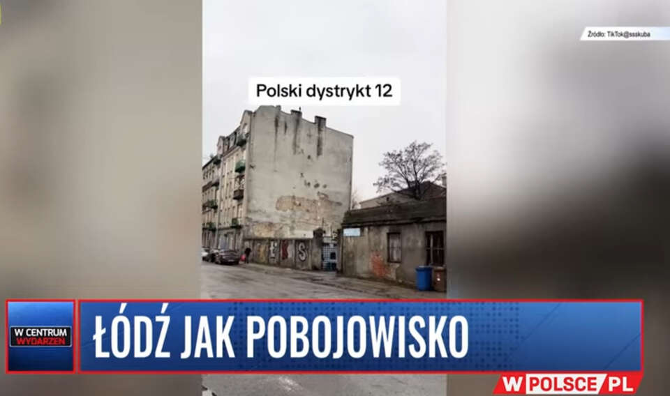 Centrum Łodzi / autor: telewizja wPolsce
