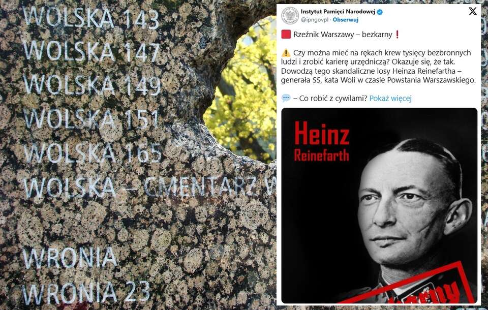 Reinefarth nigdy nie odpowiedział za dokonane w Polsce zbrodnie. / autor: Fratria