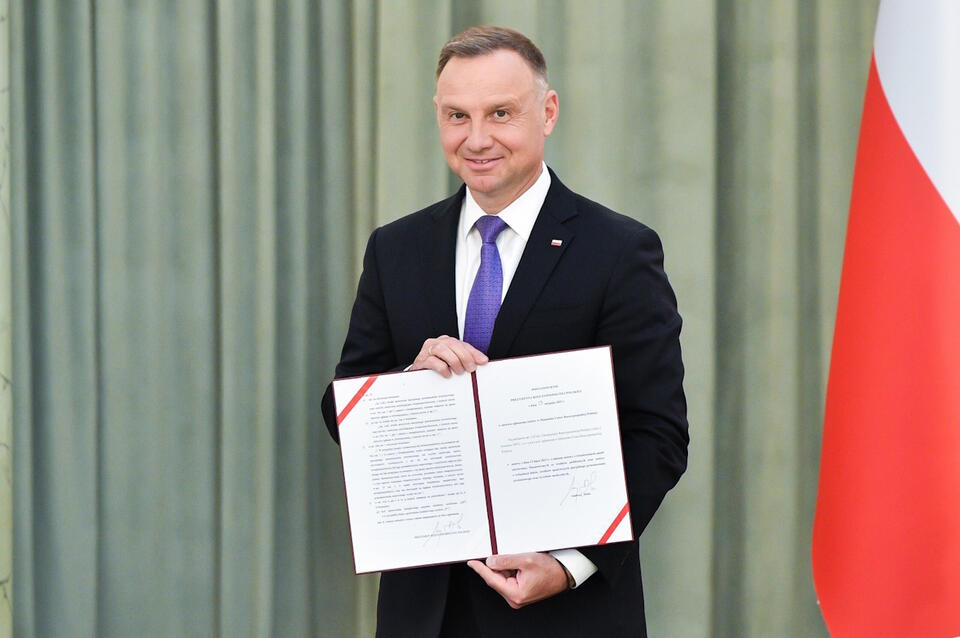 Prezydent Andrzej Duda  / autor: PAP/Radek Pietruszka