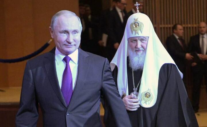 Władimir Putin i patriarcha Cyryl  / autor: PAP/EPA/ALEXEI NIKOLSKY
