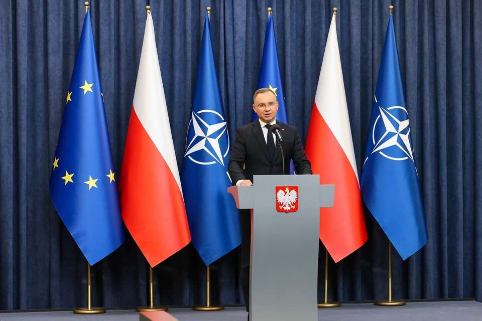 Prezydent Andrzej Duda / autor: PAP/Albert Zawada