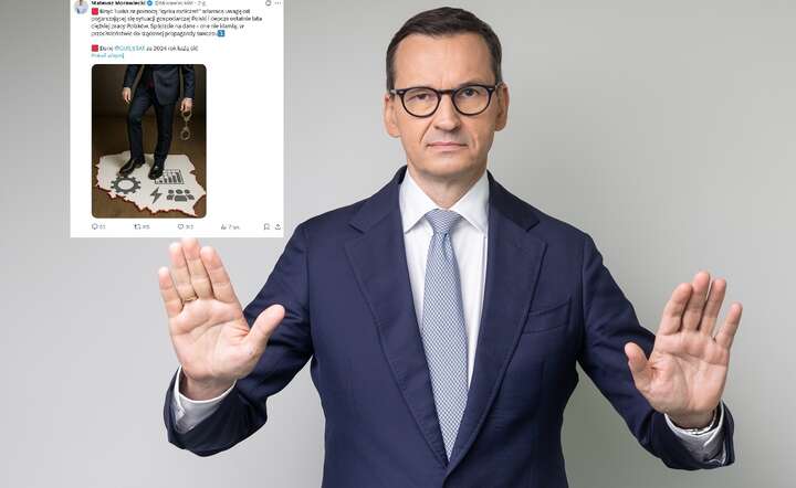 Mateusz Morawiecki: to nie pech – to sabotaż gospodarki przez ekipę Donalda Tuska / autor: Fratria / Andrzej Wiktor
