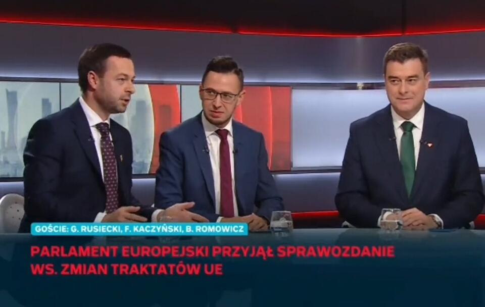 Bartosz Romowicz / autor: Twitter/Polsat News (screenshot)