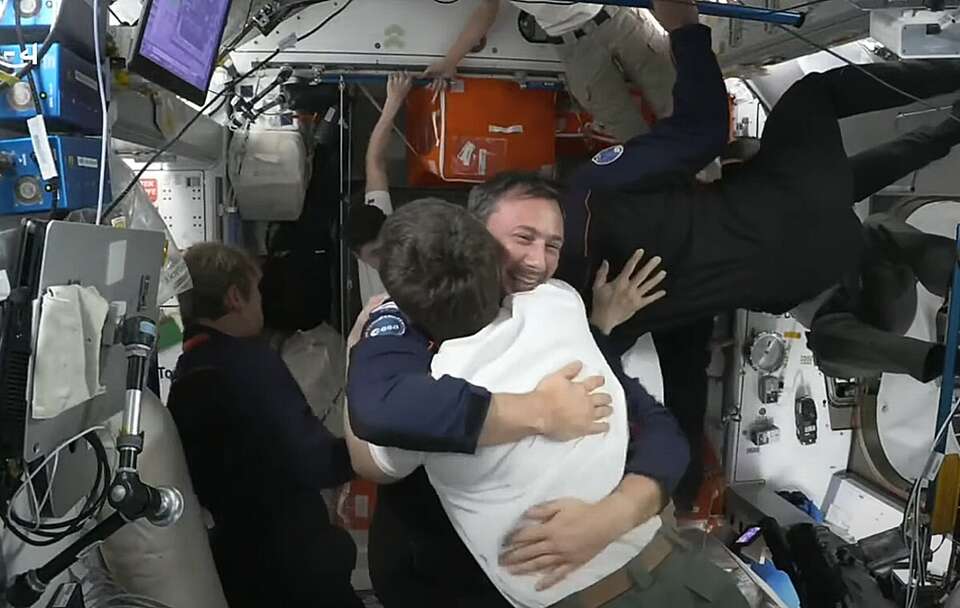 Ceremonia powitania na ISS! / autor:  Polska Agencja Kosmiczna (POLSA)