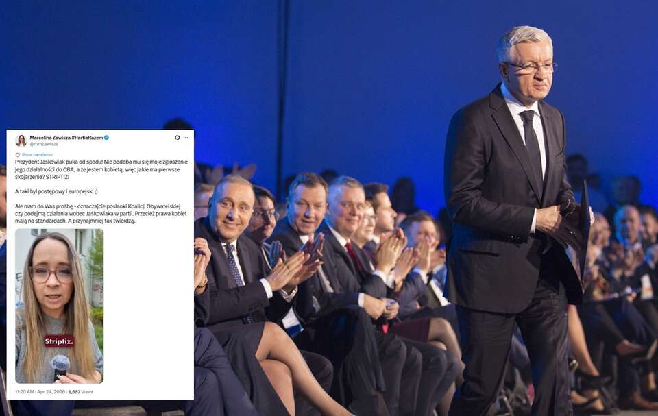 Jaśkowiak skandalicznie o Zawiszy. "Za chwilę zrobi striptiz"