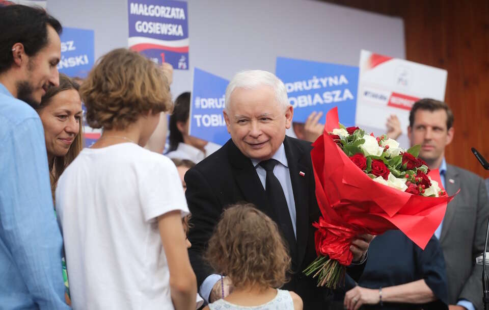 Jarosław Kaczyński / autor: PAP/Albert Zawada