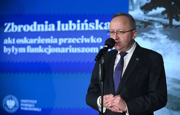 Na zdjęciu zastępca prezesa IPN dr hab. Karol Polejowski / autor: PAP/Marcin Obara