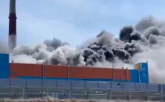 Wielki pożar w rosyjskiej elektrowni GRES-2 na Sachalinie