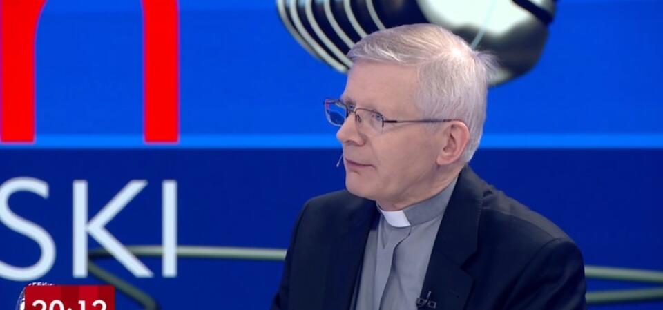 Ks. Henryk Zieliński  / autor: screen TVP