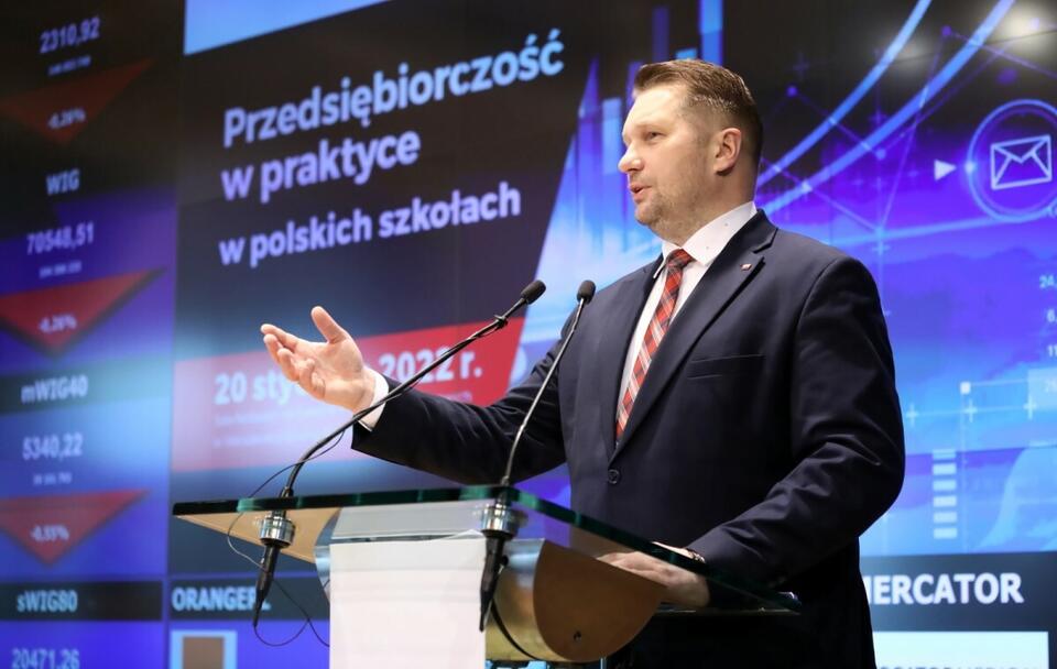 Minister Przemysław Czarnek / autor: PAP/Tomasz Gzell