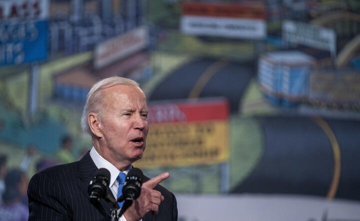 prezydent USA Joe Biden / autor: PAP/EPA/SHAWN THEW