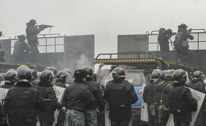 Zamieszki w Ałmacie / autor: PAP/EPA