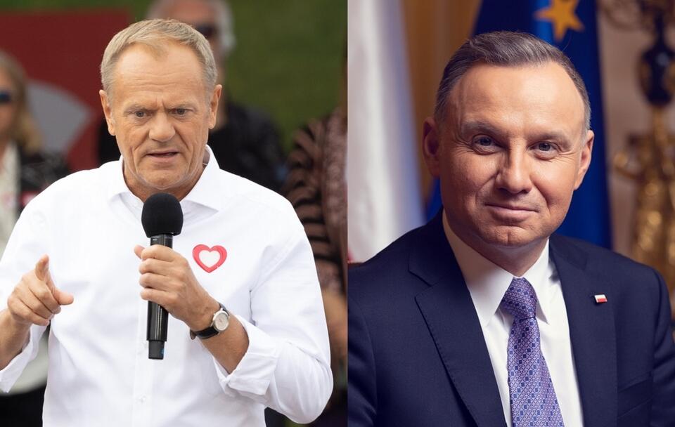 Donald Tusk/Andrzej Duda / autor: Fratria