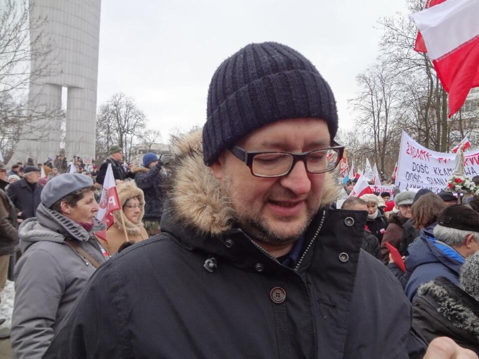 Rafał Ziemkiewicz uczestniczył także w lutowym Marszu w Obronie TV TRWAM