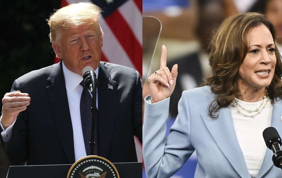 Donald Trump, Kamala Harris / autor: PAP/EPA/EDWARD M. PIO RODA/Fratria