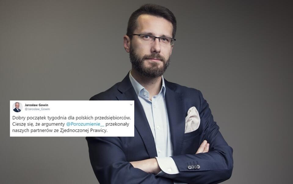 autor: Fratria/Twitter/@Jaroslaw_Gowin