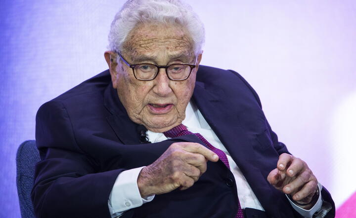 Former US Secretary of State Henry Kissinger dies at age 100 / autor: PAP/EPA/JIM LO SCALZO