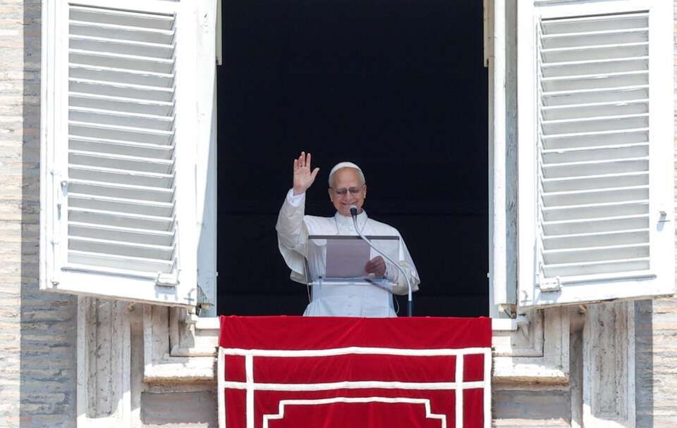 Papież Leon XIV / autor: PAP/EPA/GIUSEPPE LAMI