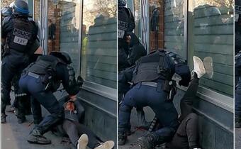 Szokujące zachowania francuskich policjantów (WIDEO)
