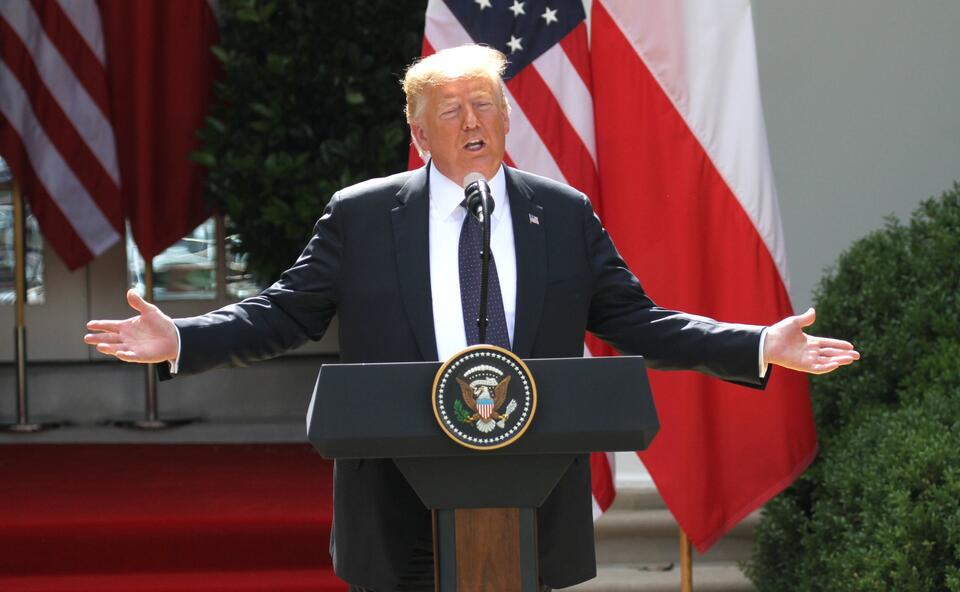 Donald Trump w 2019 roku / autor: wPolityce.pl