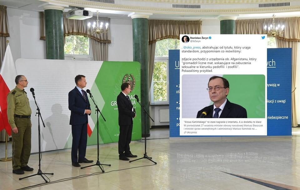autor: PAP/Radek Pietruszka/Twitter Stanisław Żaryn