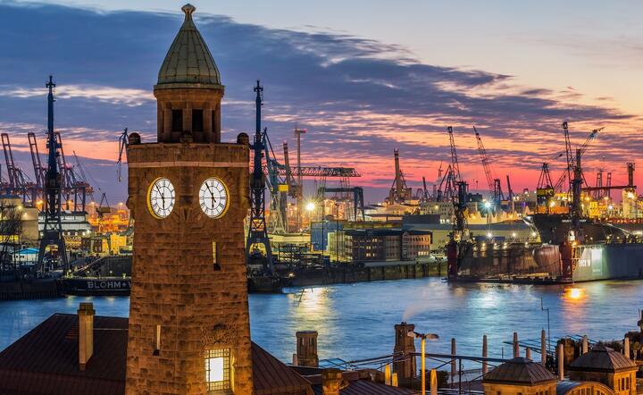 Port w Hamburgu / autor: Pixabay