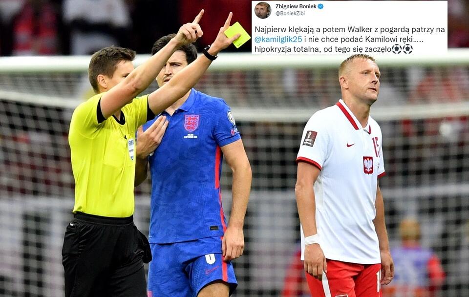 Co wydarzyło się podczas meczu Polska-Anglia? / autor: PAP/Piotr Nowak/Twitter