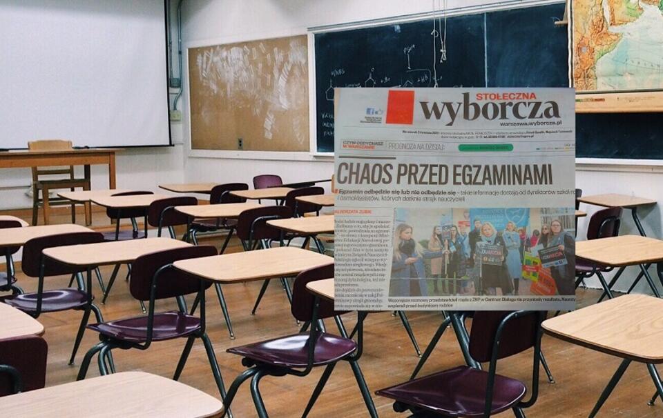 Klasa szkolna (zdjęcie ilustracyjne); okładka Gazety Stołecznej / autor: Pixabay; Gazeta Stołeczna