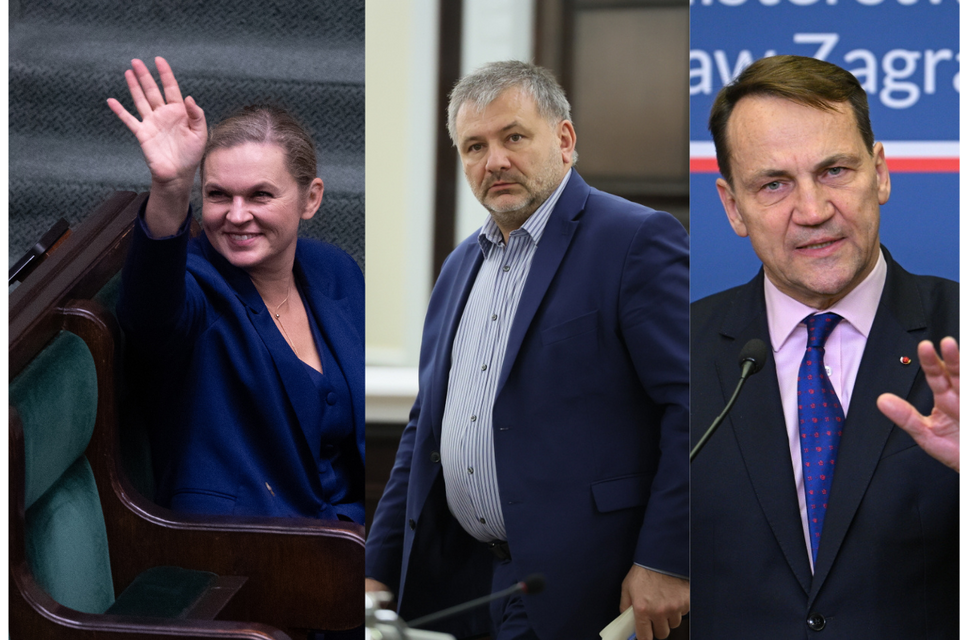 Laureaci sondażu na najgorszego ministra w rządzie Tuska: Barbara Nowacka, Waldemar Żurek, Radosław Sikorski / autor: Fratria/PAP/Leszek Szymański/Marcin Obara