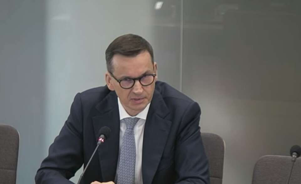 Mateusz Morawiecki przed komisją / autor: YT:Sejm