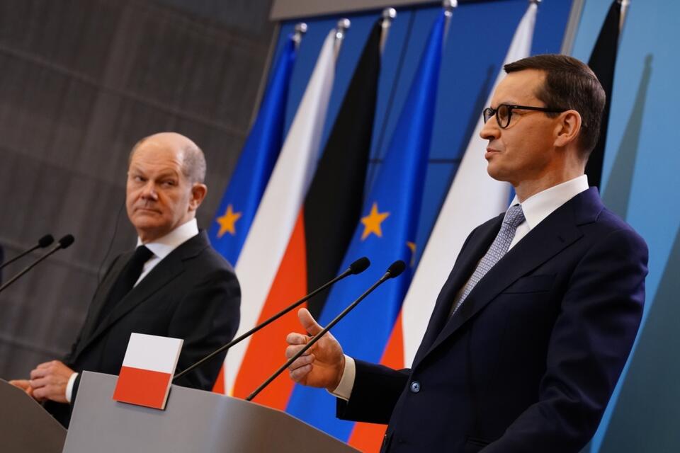 Wizyta nowego kanclerza Niemiec w Polsce / autor: EPA/PAP