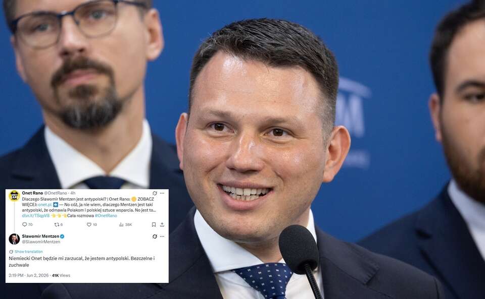 Sławomir Mentzen na konferencji w Sejmie / autor: Fratria