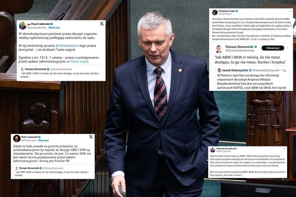 minister koordynator służb specjalnych Tomasz Siemoniak (PO) / autor: Fratria/X