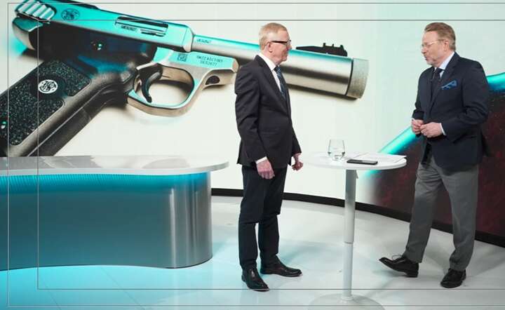 Wystrzałowy Teleekspres. Od lewej: Stanisław Koczot, portal wGospodarce.pl, i Mirosław Rogalski, Teleekspres / autor: Fratria / wPolsce24 - screen