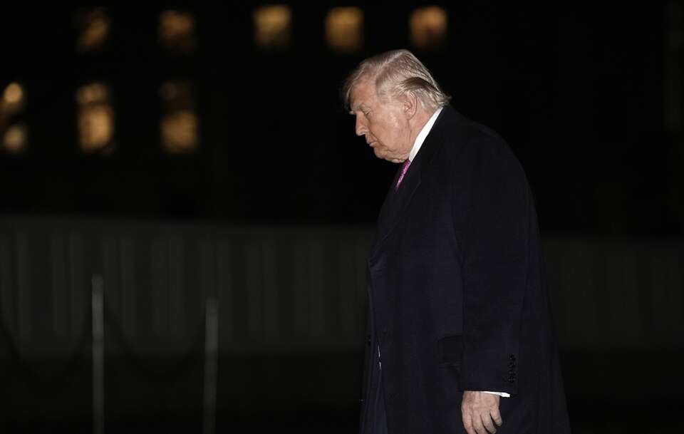 Trump stawia Iranowi warunki / autor: EPA/Yuri Gripas / POOL Dostawca: PAP/EPA.