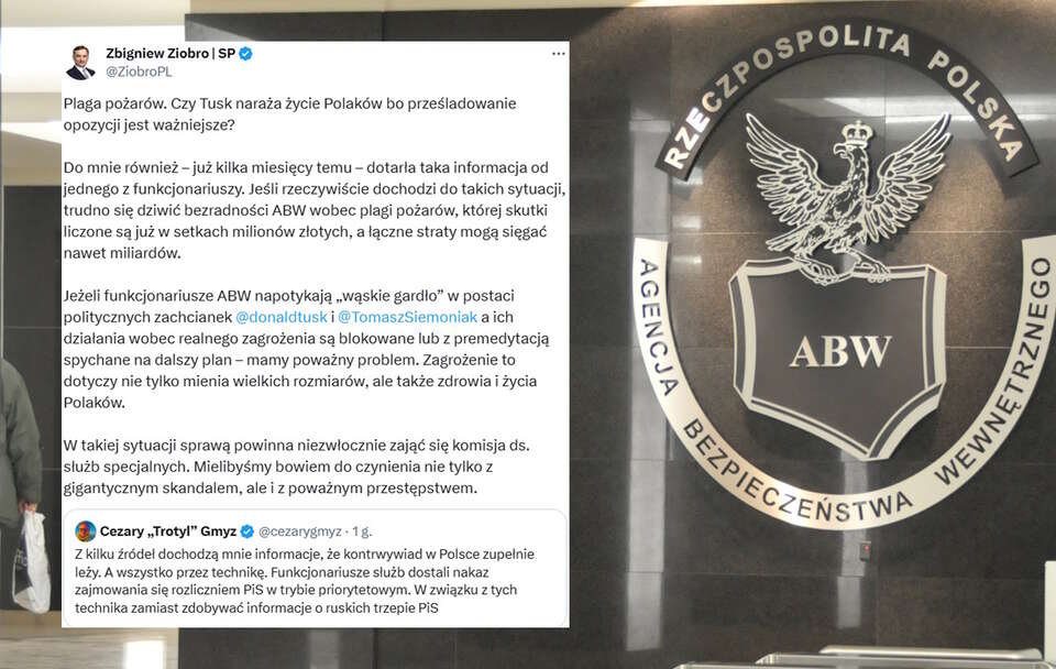 Agencja Bezpieczeństwa Wewnętrznego  / autor: Fratria/X