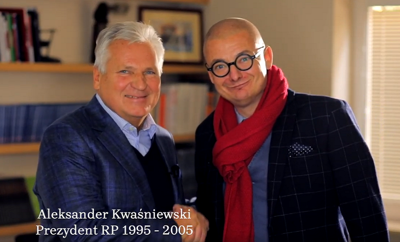 Aleksander Kwaśniewski i Michał Kamiński / autor: YouTube/300polityka