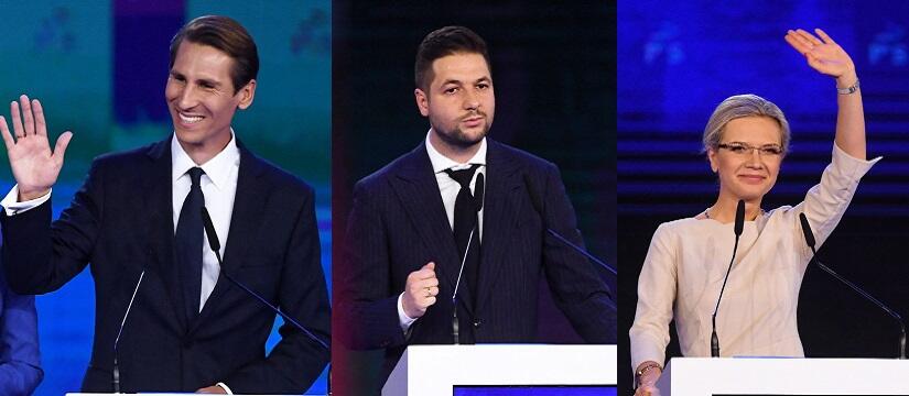 Kacper Płażyński, Patryk Jaki, Małgorzata Wassermann / autor: PAP/Bartłomiej Zborowski