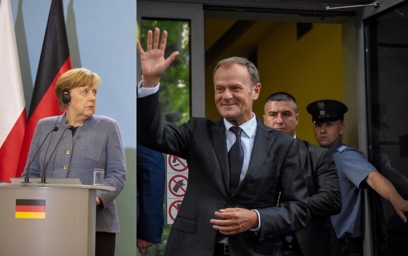 Angela Merkel, Donald Tusk / autor: Fratria